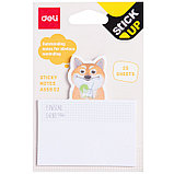 Клейкие листки DELI "Stick Up" Animals, 75х84 мм, 25 листов, фото 7