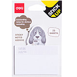 Клейкие листки DELI "Stick Up" Animals, 75х84 мм, 25 листов, фото 8