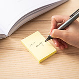 Клейкие листки DELI "Stick Up", 76х51 мм, желтые, 100 листов, фото 3