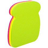 Клейкие листки DELI "Stick Up", 76х76 мм, 4 неоновых цвета по 20 л, фигурные, 80 листов, фото 5