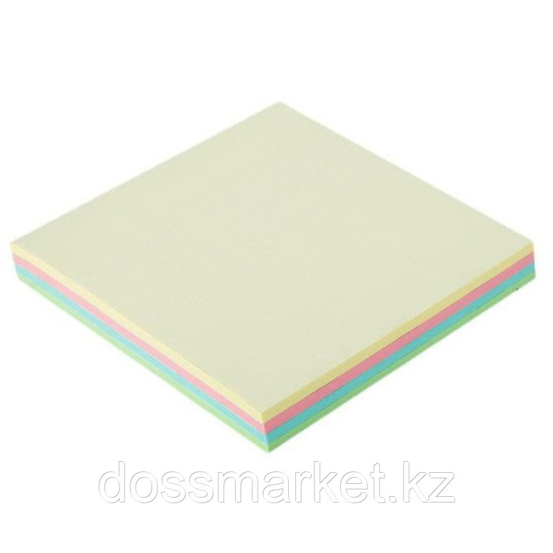 Клейкие листки DELI "Stick Up", 76х76 мм, 4 пастельных цвета, 100 листов, фото 1