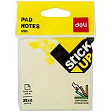 Клейкие листки DELI "Stick Up", 76х76 мм, 4 пастельных цвета, 100 листов, фото 2