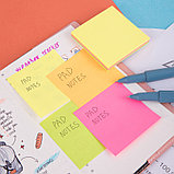 Клейкие листки DELI "Stick Up", 76х76 мм, неоновые, 4 цвета, 100 листов, фото 3