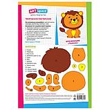 Картон цветной ArtSpace "Львенок" мелованный, 8 листов, 8 цветов, в папке, фото 4