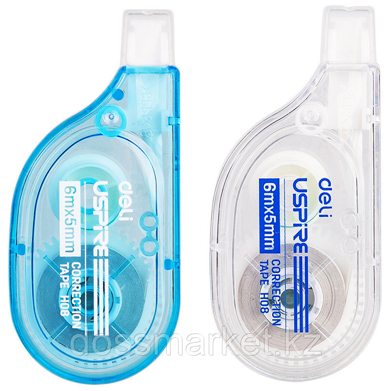 Корректирующий роллер DELI "Uspire",  5 мм х 6 м, ассорти, фото 1