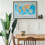 Карта Мира политическая Globen, 1:32 млн., 1010х700 мм, интерактивная, европодвес, фото 2