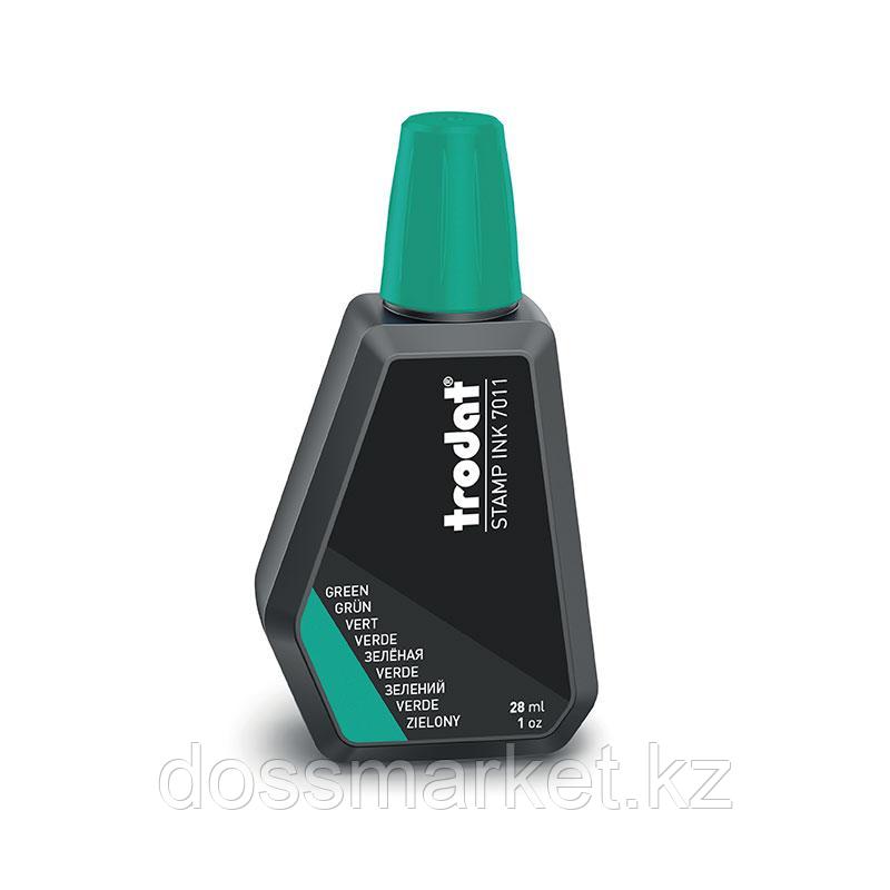 Краска штемпельная TRODAT, 28 мл, зеленая, фото 1