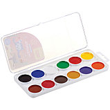 Краски акварельные медовые Мульти-Пульти "Енот в Красном море", без кисти, 12 цветов, фото 3