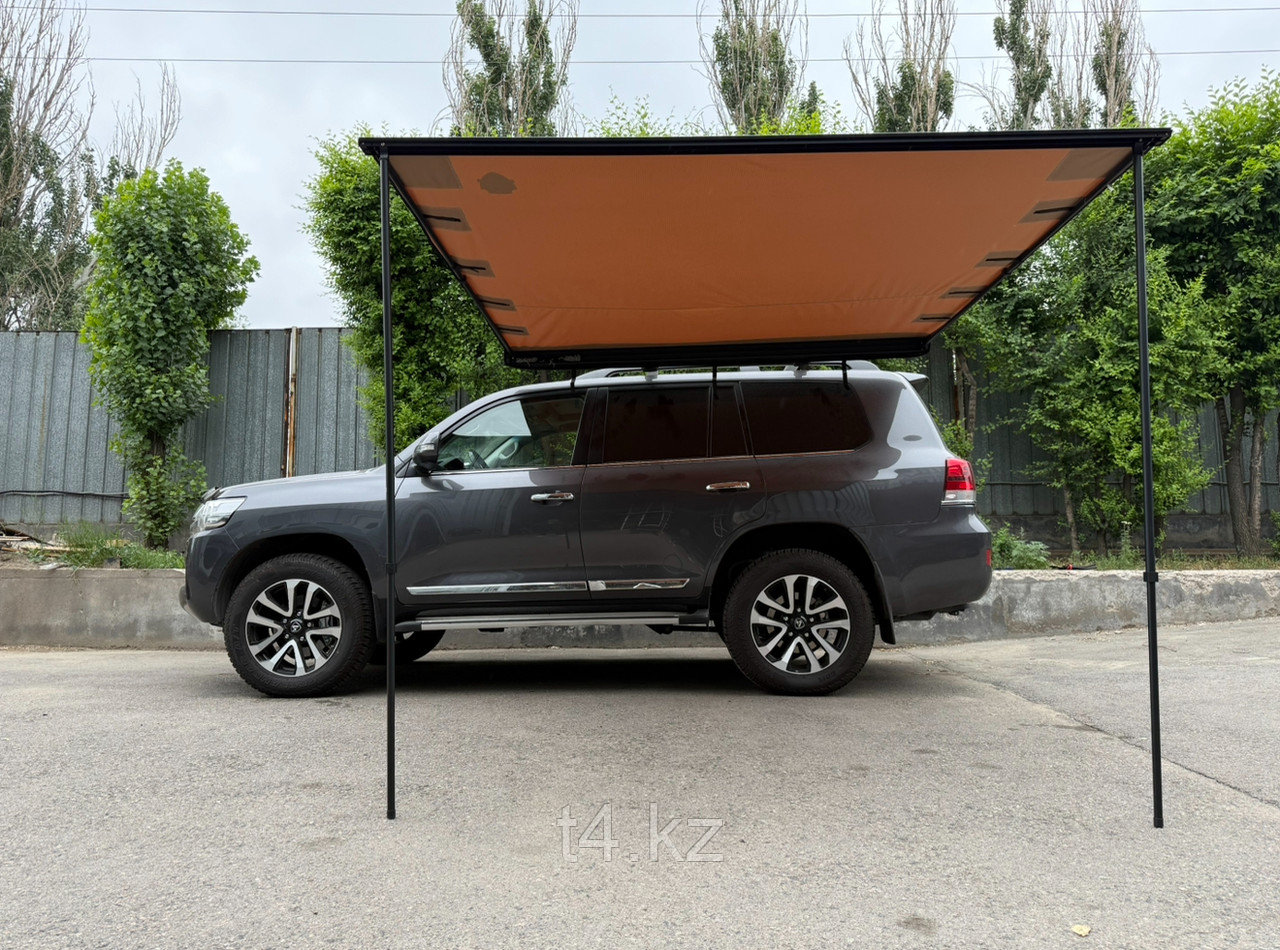 Тент маркиза боковой. Бежевый. Размер 2.5 метра х 3 метра - OVERLAND ADDICT