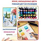 Набор маркеров для скетчинга DELI "Finenolo", двухсторонний, 40 цветов, фото 2