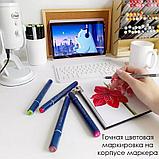 Набор маркеров для скетчинга DELI "Finenolo", двухсторонний, 60 цветов, фото 7