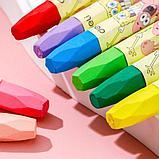 Мелки восковые Deli "SpongeBob", пастельные, масляные, 24 цвета, картон, фото 3