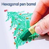 Мелки восковые Deli "SpongeBob", пастельные, масляные, 24 цвета, картон, фото 5