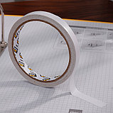 Клейкая лента двусторонняя DELI 12 мм х 10 м (полипропиленовая основа), фото 5