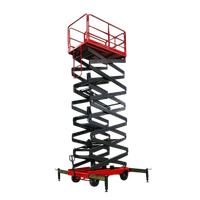 Мобильные не самоходные электрические ножничные подъемники