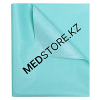 Клеенка подкладная с ПВХ покрытием 1,4 м х 50 м - цвет: голубой