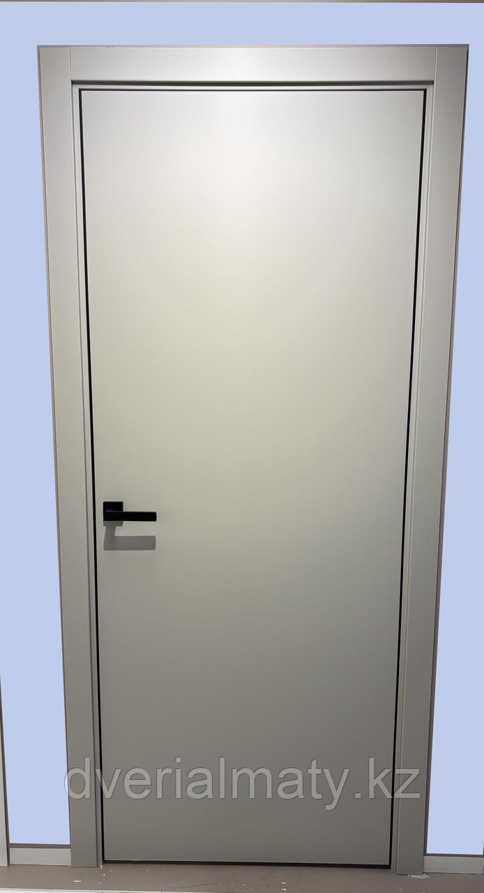 DL660Z PP BLACK Тауп ДГ 2.20 . Дверь межкомнатная, фото 1