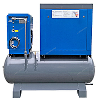 Компрессор винтовой, 7,5 кВт, 10 бар, 960 л/мин, ресивер 350 л, IP23, осушитель NORDBERG NCB10RD