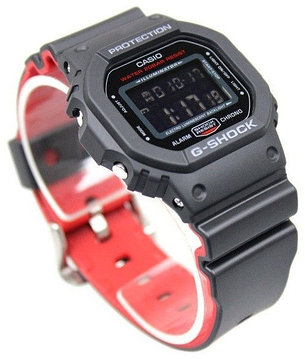 Часы Кварцевые CASIO G-Shock DW-5600HR-1ER-Red пластик, фото 2