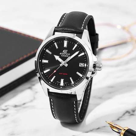 Часы Кварцевые CASIO EFV-100L-1AVUDF нержавеющая сталь, фото 1