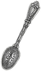 Загребушка Красная пресня 930632 вес 2.44 г серебро, без вставок