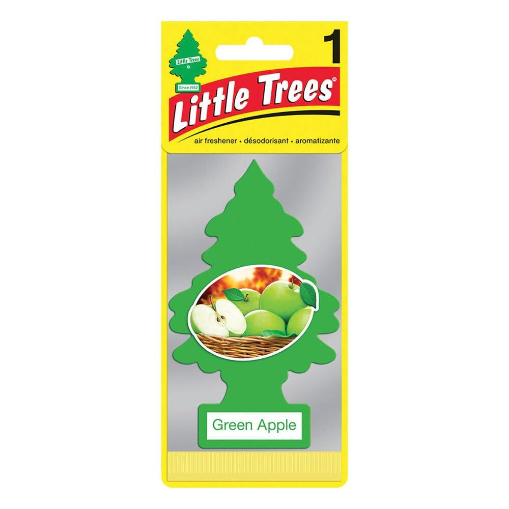 Ароматизатор в авто "ЗЕЛЁНОЕ ЯБЛОКО" Ёлочка "Little Trees"
