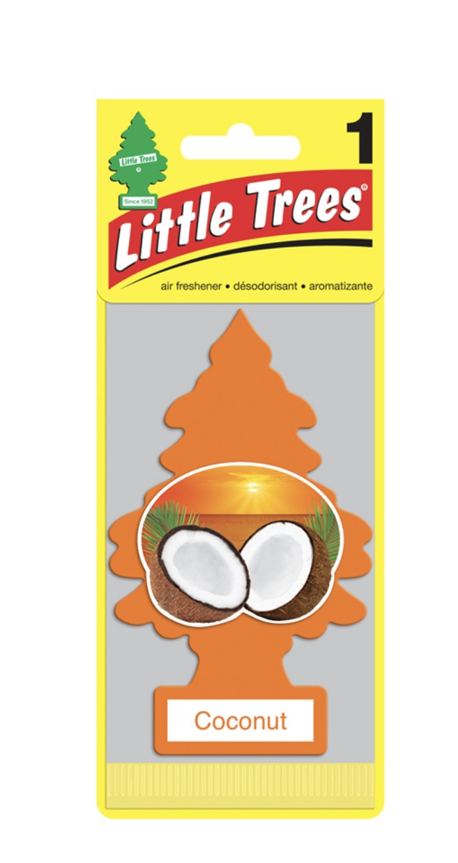 Ароматизатор в авто "КОКОС" Ёлочка "Little Trees"