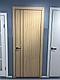 MINIMA KOMPLANAR PP Natural Oak BLACK 2.20 DL158 AB. Дверь межкомнатная, фото 2