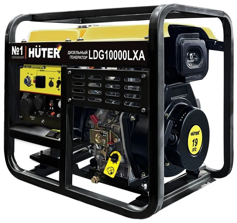 Электрогенератор дизельный LDG 10000LXА Huter, фото 1