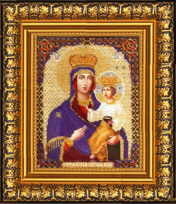 Набор для вышивания бисером "Икона Пресвятой Богородицы Озерянская " Б-1127