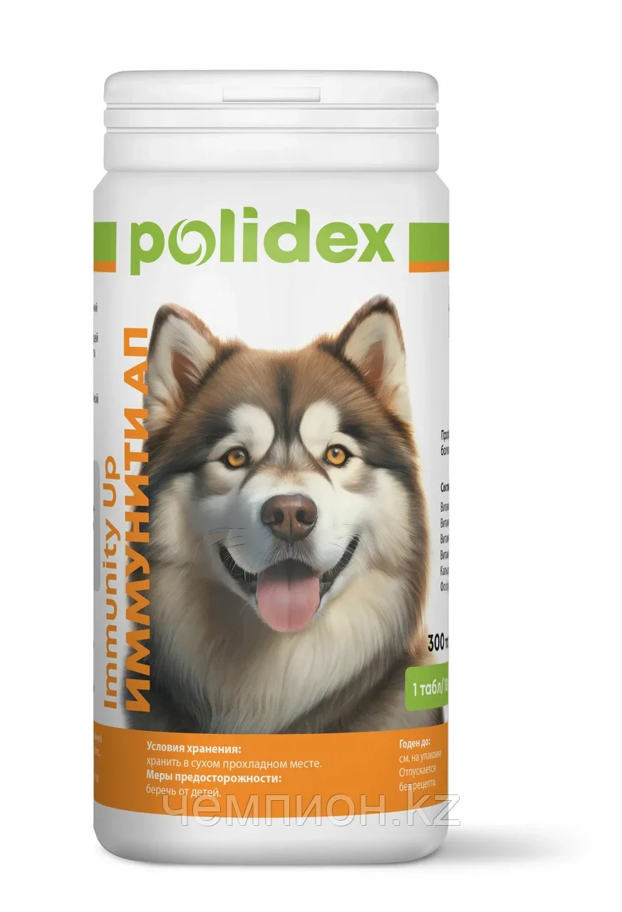 POLIDEX Immunity Up, Полидекс Имунити Ап, витамины для поднятия иммунитета, уп.300 табл.