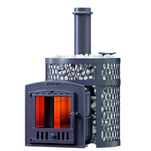 Печь для бани GFS Искандер Ураган 18П2 ЗК чугунная (Техно Лит) до 18 м3