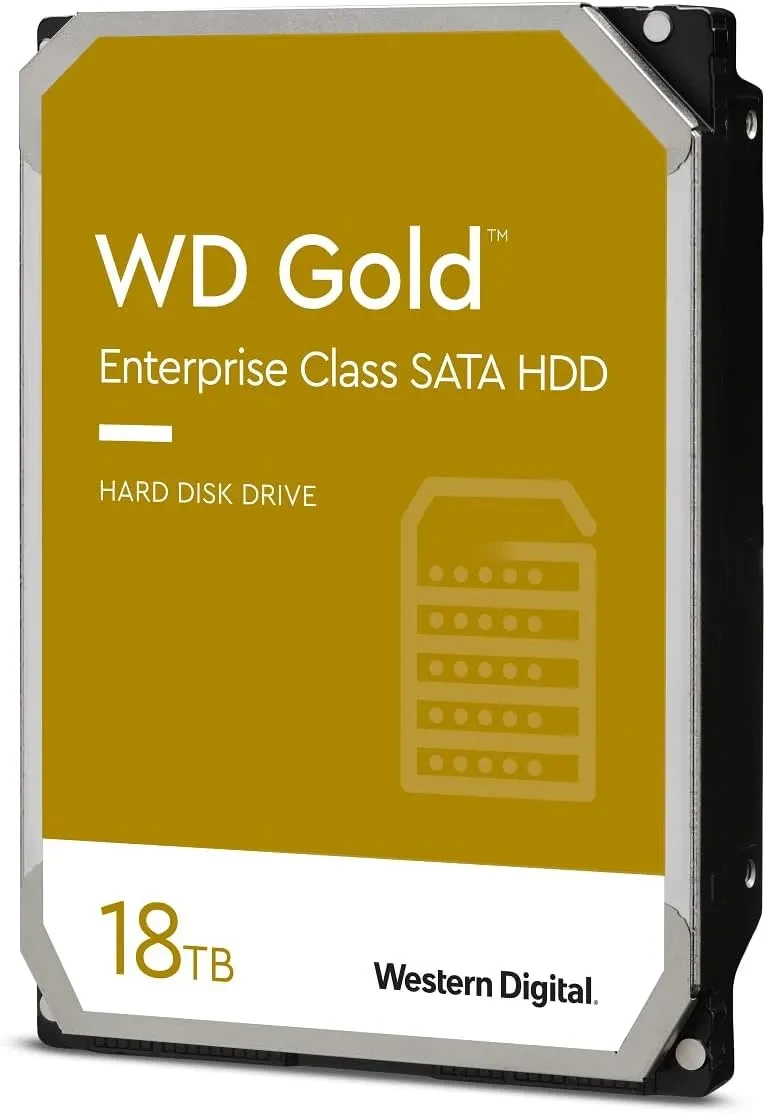 Жёсткий диск HDD 18 Tb SATA 6Gb/s Western Digital Gold WD181KRYZ