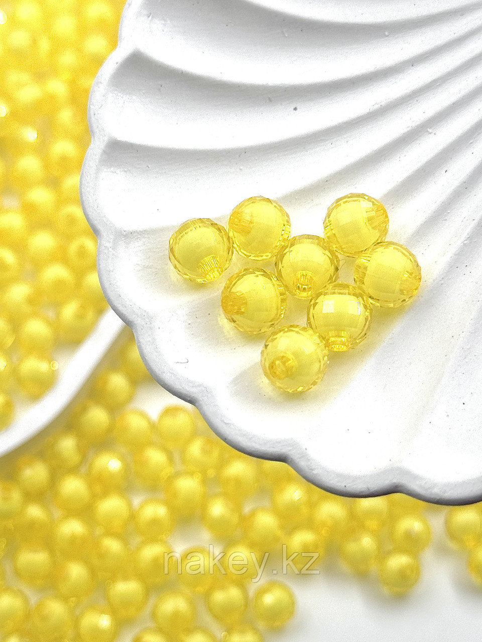 Бусины желтые 10мм