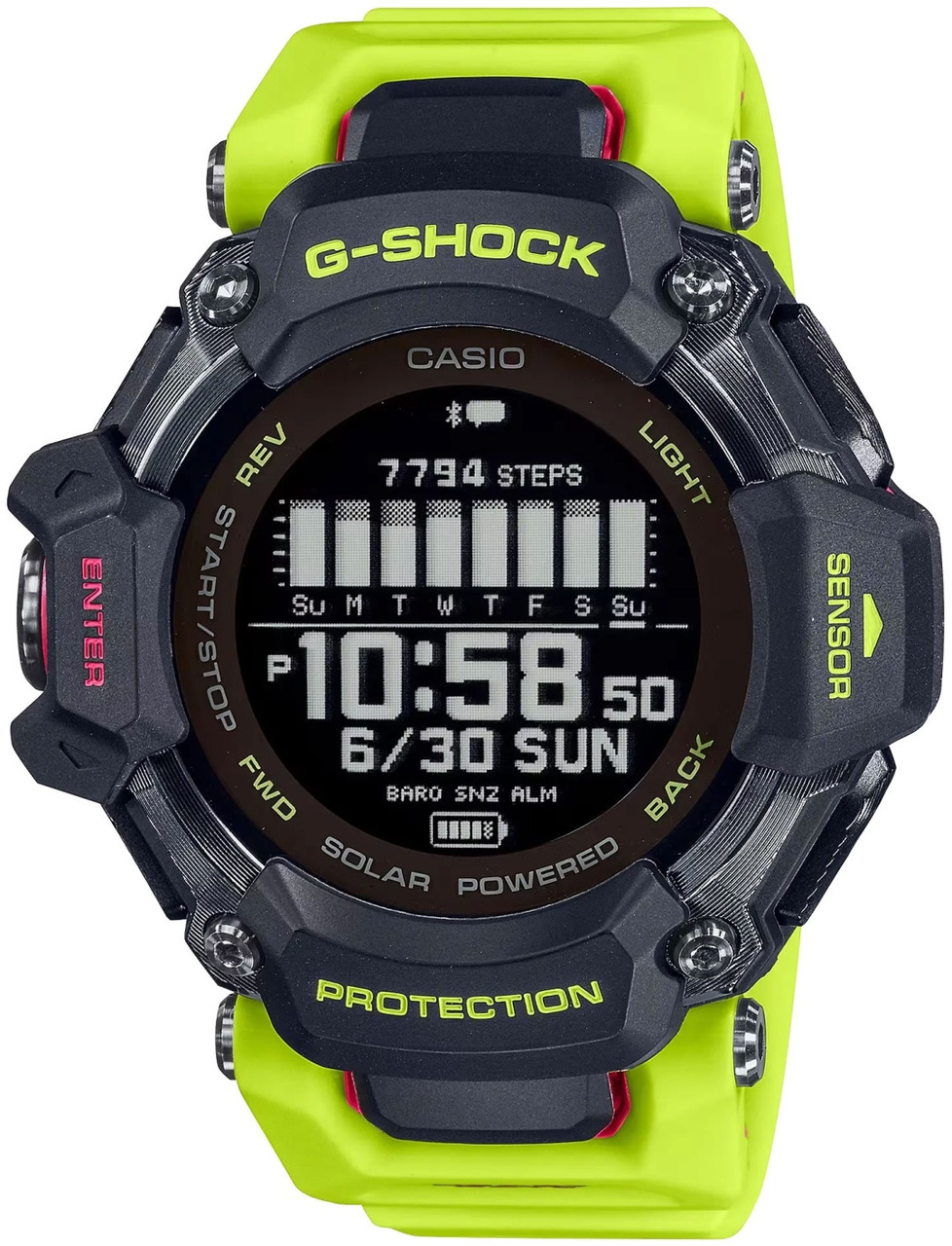 Кварцевые CASIO GBD-H2000-1A9ER полимер