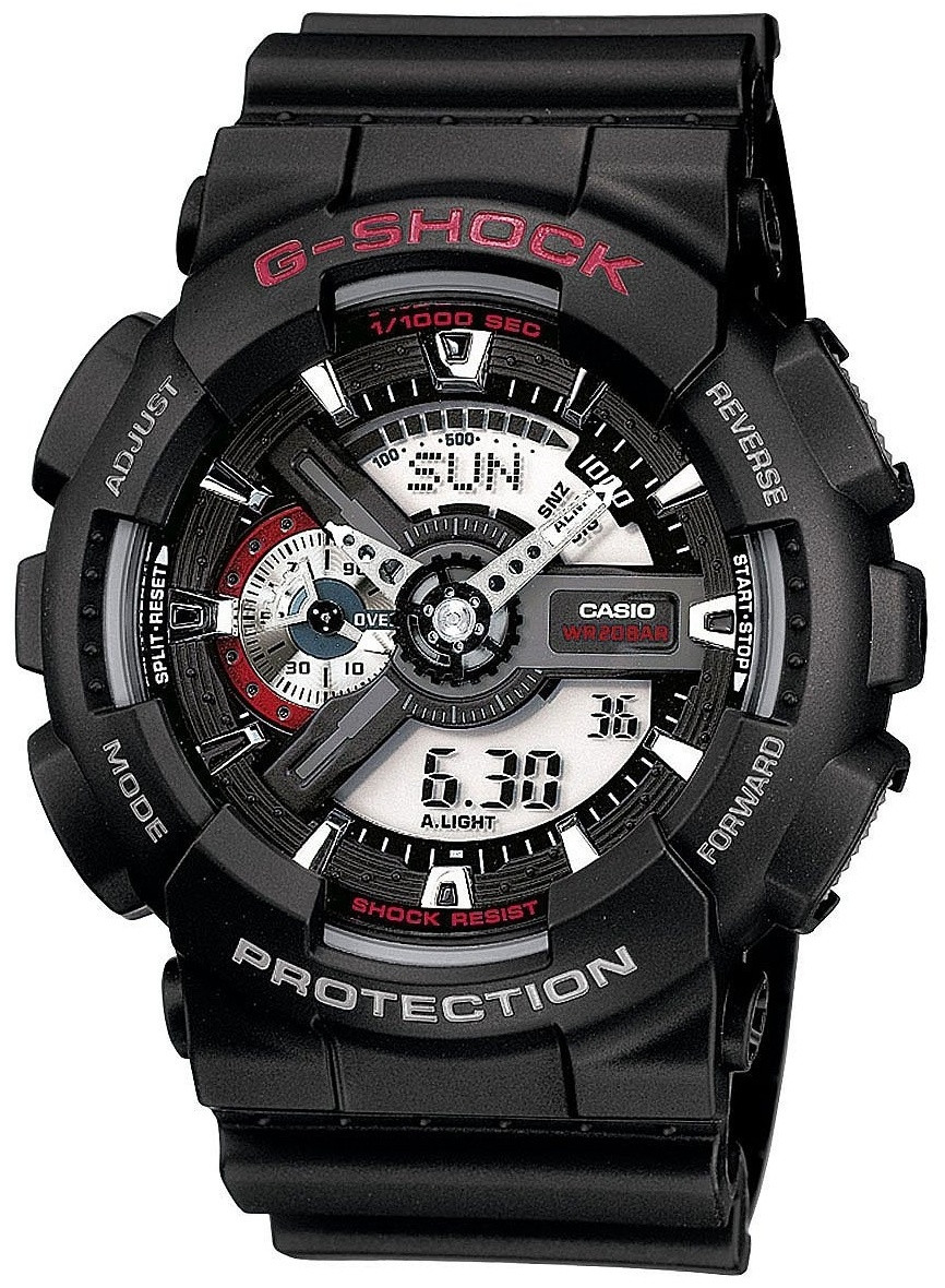 Кварцевые CASIO G-Shock GA-110-1ADR пластик