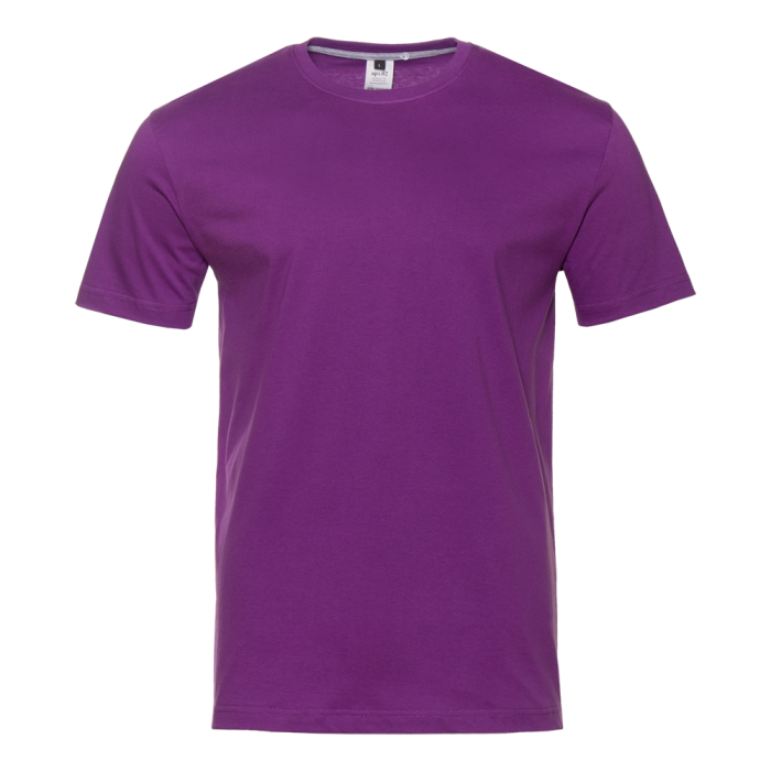 Футболка унисекс без бокового шва STAN хлопок 160, 02, Фиолетовый,  (94)  (48/M)