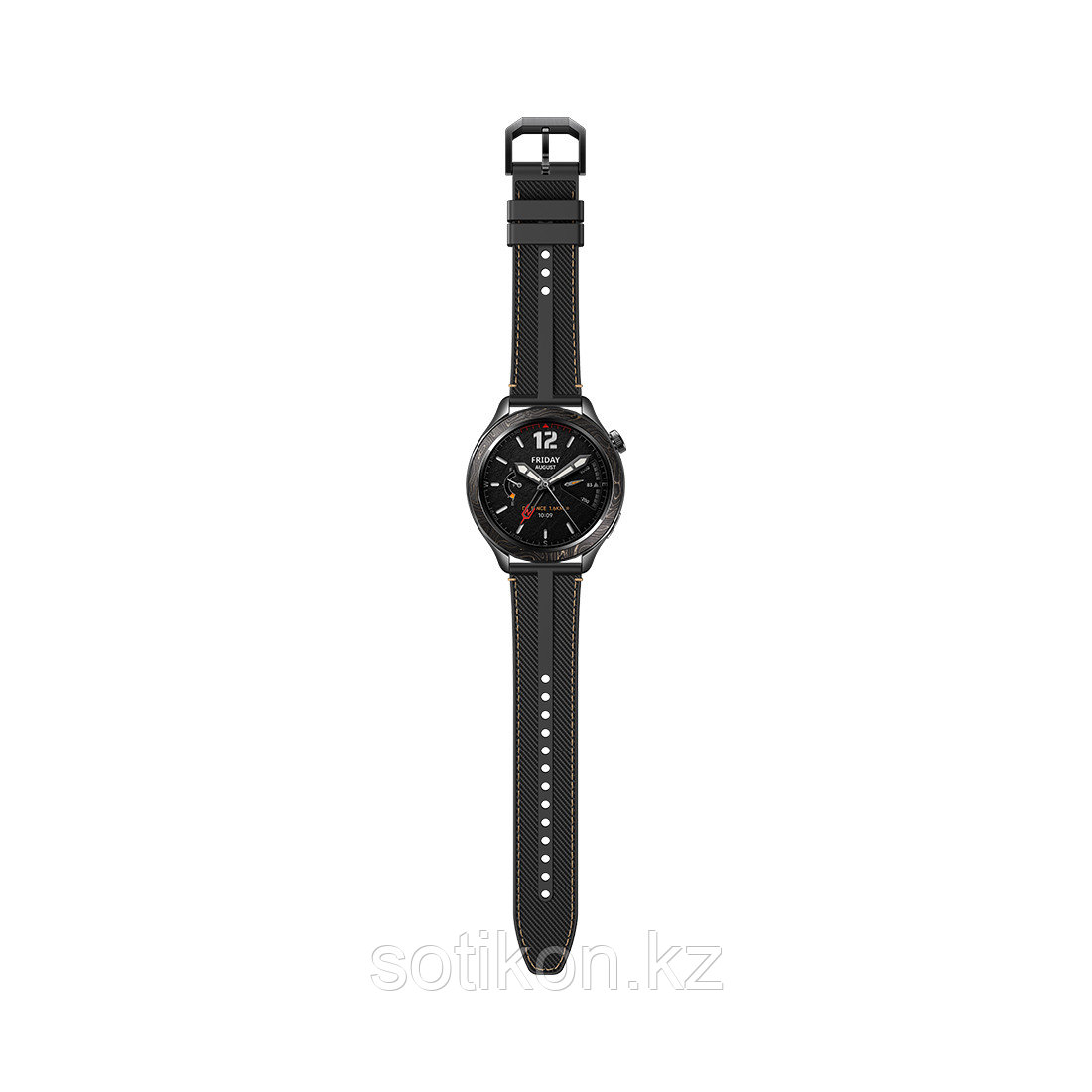 Комплект из ремешка и безеля для часов Xiaomi Watch S4 Bezel and Strap Kit-Midnight Carbon
