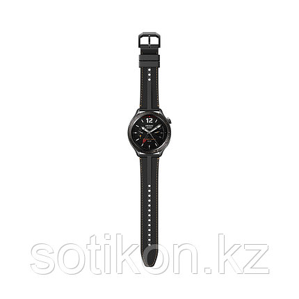 Комплект из ремешка и безеля для часов Xiaomi Watch S4 Bezel and Strap Kit-Midnight Carbon, фото 1