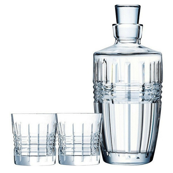 RENDEZ графин (1 л) + стаканы, 2 шт. (320 мл)