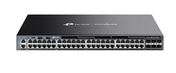 Switch TP-Link/SG6654X/Omada 48-Port Gigabit Stackable L3 Managed Switch with 6x10GE