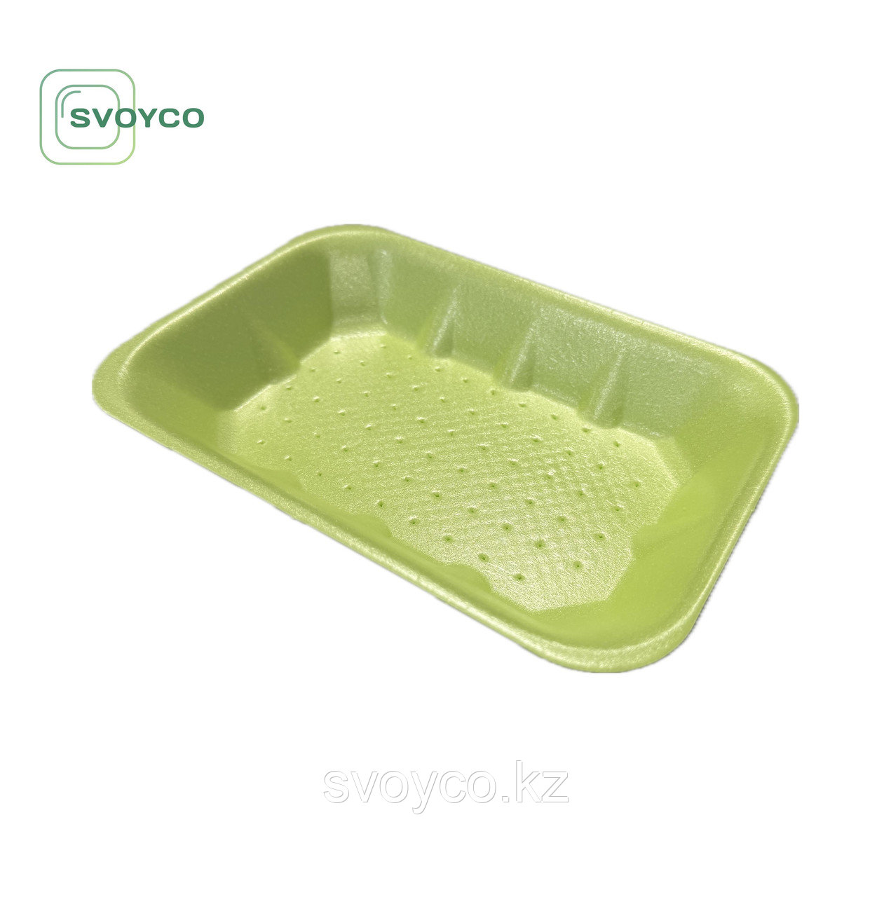 Лоток влаговпитывающий салатовый для охлажденного мяса [250 штук]