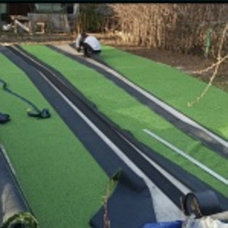 Искусственный газон с ворсом 30 мм.. Площадь 10 кв.м., фото 3