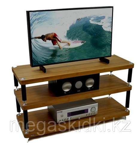 Стойка под Hi-Fi Atacama Evoque Eco 110-40 Black/Dark Bamboo, фото 1