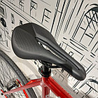 Велосипед "TSUNAMI" SNM100. FIX + Singlespeed 2 в 1. Фикс. Сингл. Фиксированная передача. ТСУНАМИ. Цунами. Красная Рама M., фото 4