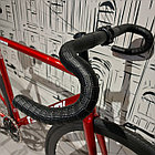 Велосипед "TSUNAMI" SNM100. FIX + Singlespeed 2 в 1. Фикс. Сингл. Фиксированная передача. ТСУНАМИ. Цунами. Красная Рама M., фото 7