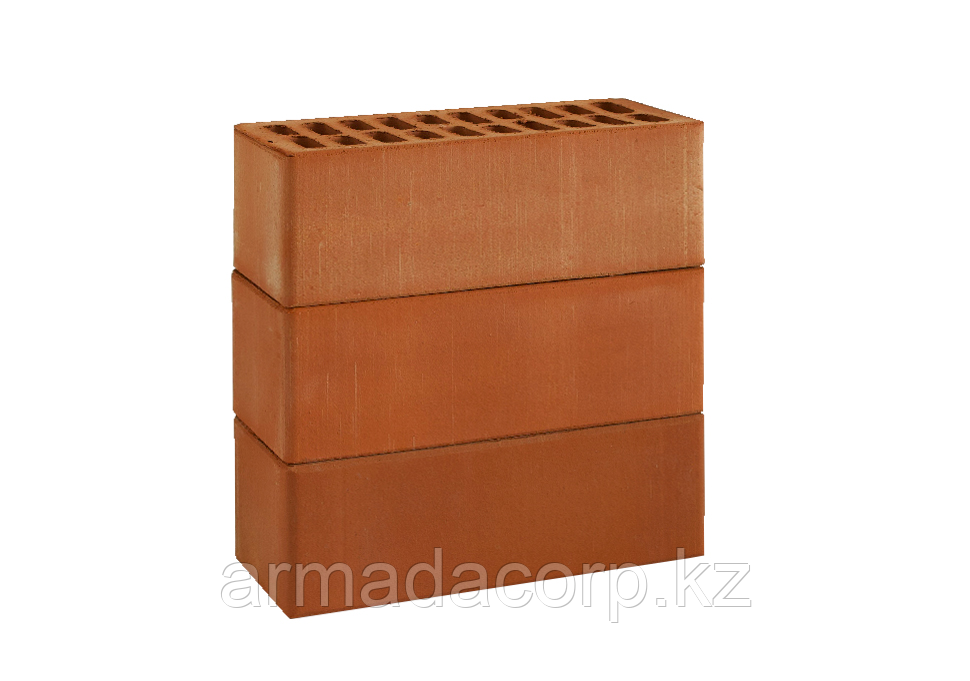 Кирпич рядовой строительный красный  кладочный 1НФ (одинарный), M150