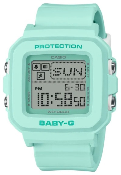 Часы Кварцевые CASIO BGD-10-3DR полимер