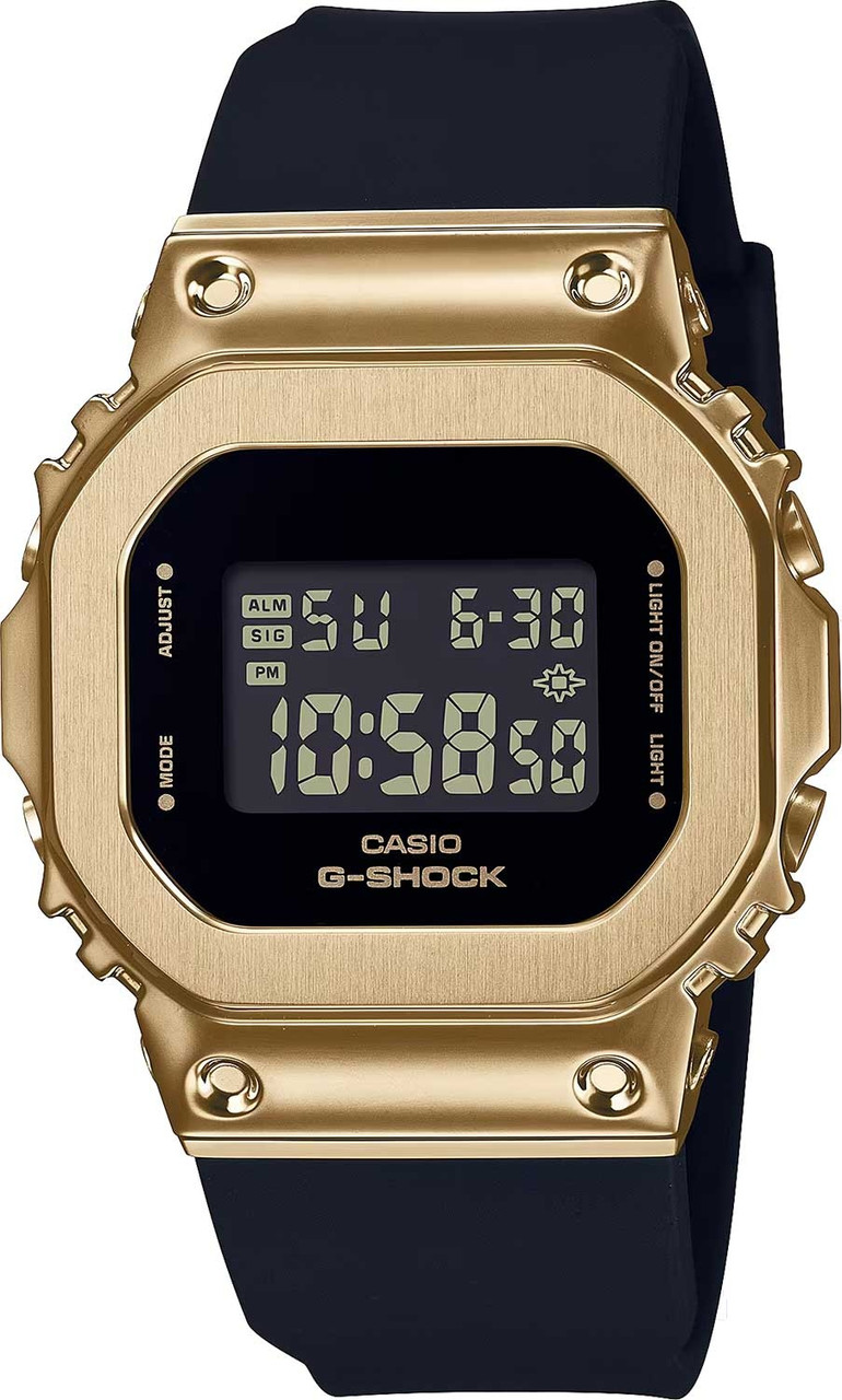 Часы Кварцевые CASIO EDIFACE & G-CHOCK GM-S5600GB-1DR пластик, нержавеющая сталь