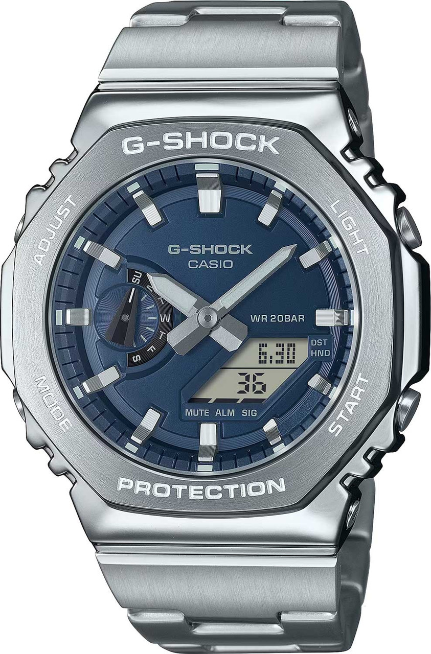 Часы Кварцевые CASIO GM-2110D-2BER сталь, полимер
